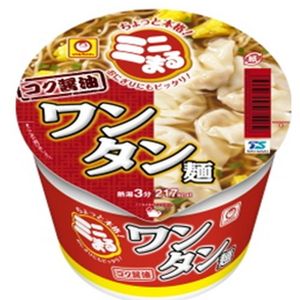マルちゃん ミニまる コク醤油ワンタン麺 46g×12個 (ミニサイズ)