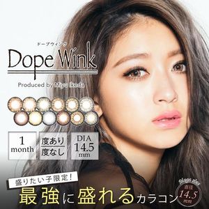 Dope Wink 1month 【カラコン/1month/度あり/1枚入り】