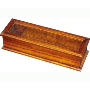 Round ten wooden chopsticks case eyes sliding