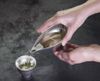 Nagae hiracle Sakura tin sake cup