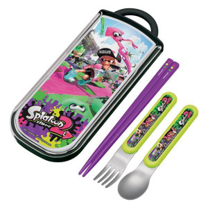 SKATER 可用於洗碗機的滑動式三件餐具組 Splatoon 2 TCS1AM