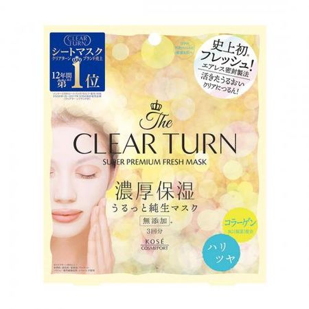 Clear Turn 高级清爽面膜（紧致光泽）3 次使用