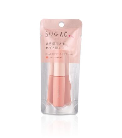 SUGAO jelly feeling Sheer lip tint apricot orange