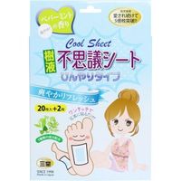 Cooling Tree Sap Foot Pads, Peppermint Scent, 22 Sheets (20 + 2 bonus)