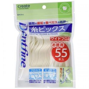 Dent fine thread picks wide floss value pack 55 pieces