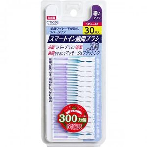 Between smart Inn toothbrush thin type SS-M 30 pieces