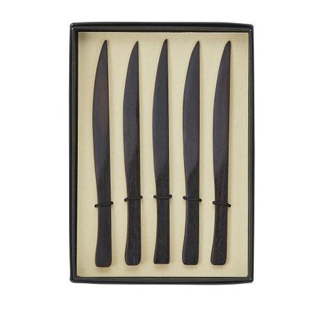 Maruju Knife, Striped Ebony, 5 pieces, Black Box, 800246