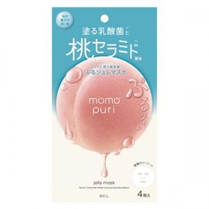 BCL momopuri Jun Ipuru jelly mask 4 pieces (22mL / 1 sheet)