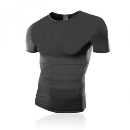 PRESS GEAR HARD Men's Reinforced Compression Shirt Inner Short Sleeve U-Neck