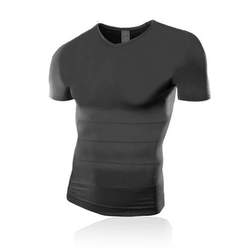 PRESS GEAR HARD press gear hard man reinforcing pressure-shirts inner short-sleeved V-neck