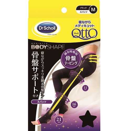 Reckitt Benckiser Japan MediQtto Dr.SchollMediQtto 睡眠型瘦腿提臀褲襪骨盆(M尺寸)