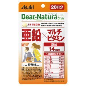 鹿的Natura风格锌×多维生素20天20粒输入