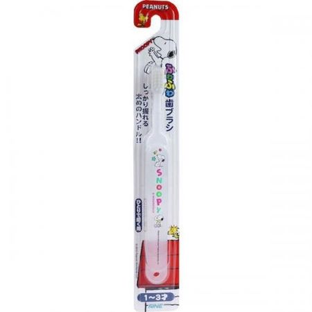 Fluffy toothbrush Snoopy 1-3 years old for brushing alone 1 piece