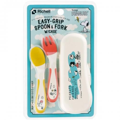 Peanuts collection soft Niginigi spoon, fork (with case)