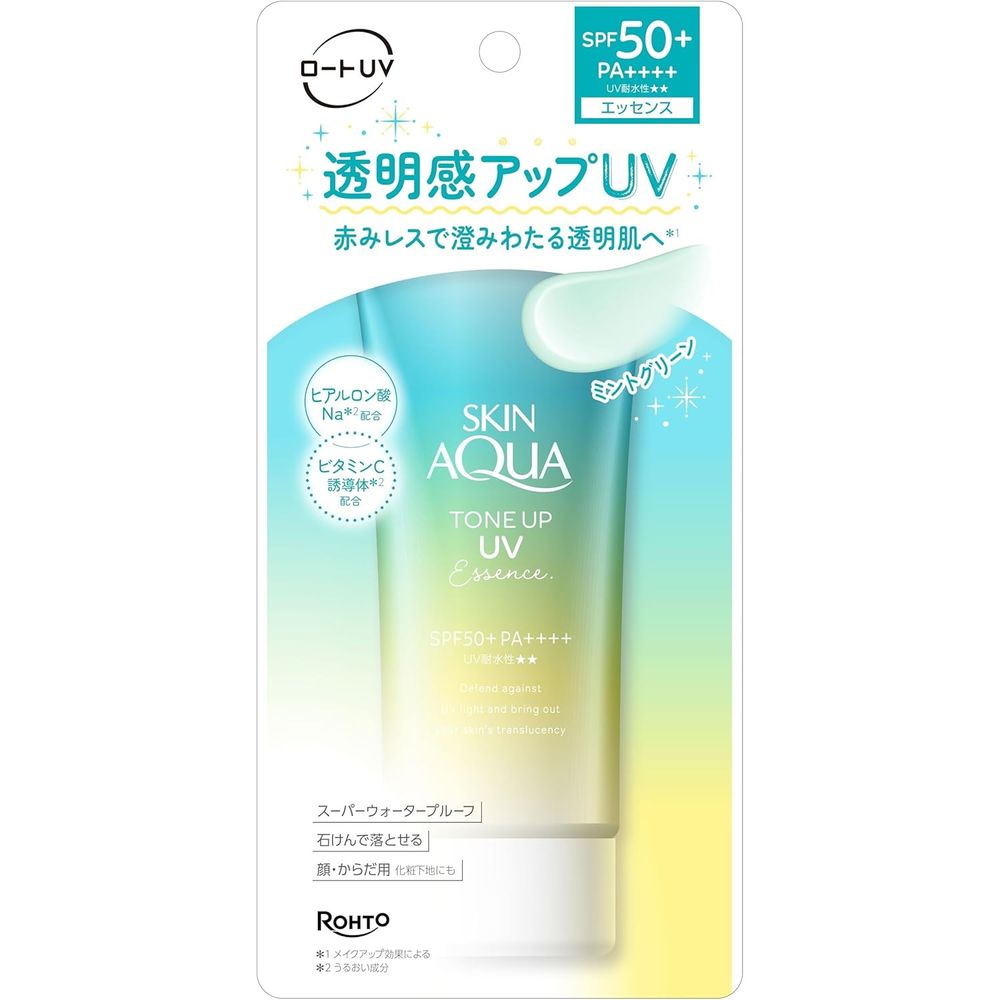 Skin Aqua Tone Up UV Essence Mint Green Limited Edition SPF50+/PA++++ 80g