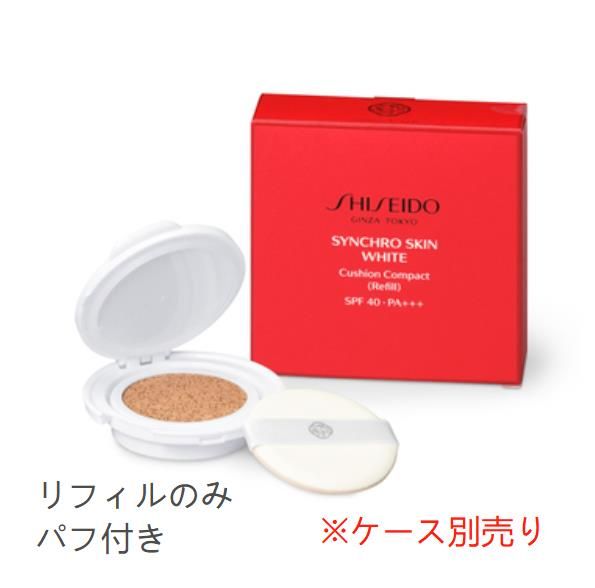 SHISEIDO 메이크업 싱크로 스킨 화이트 쿠션 컴팩트 WT SPF40 · PA +++ 12g (리필)