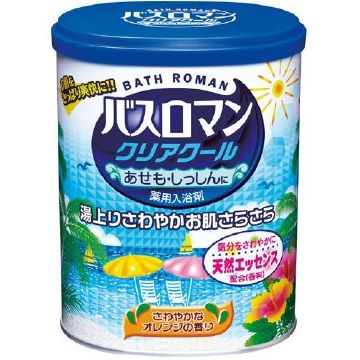 Earth制药 巴斯洛漫 夏日薄荷爽快保湿浴盐冰橙香850G
