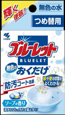 25g Refill put soap only put blue toilet of Kobayashi Pharmaceutical colorless