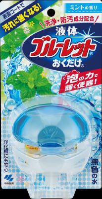 Scent of 70ml mint only put Kobayashi Pharmaceutical liquid blue toilet