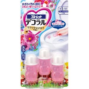 Bluelet Dekoraru Toilet Bowl Cleaner - Relax Aroma (3 Single-use Tubes)