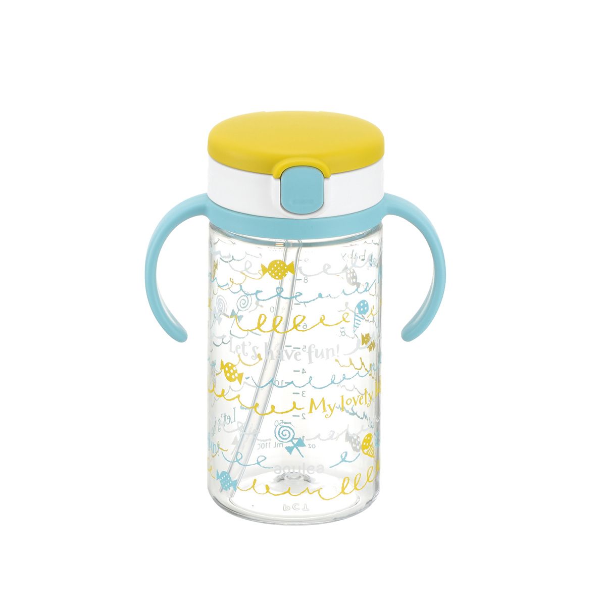 Aquila outing straw mug R 320 yellow