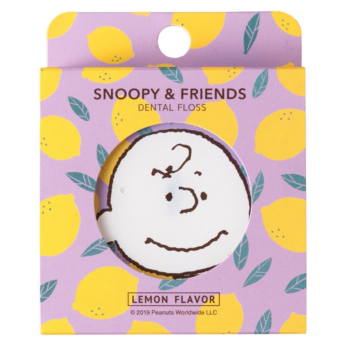 Snoopy & Friends dental floss lemon scent 50m about three months worth of