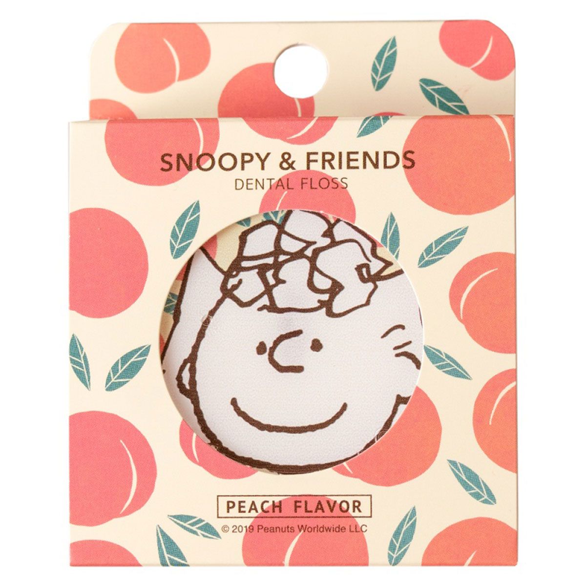 Snoopy & Friends dental floss peach aroma 50m about three months worth of