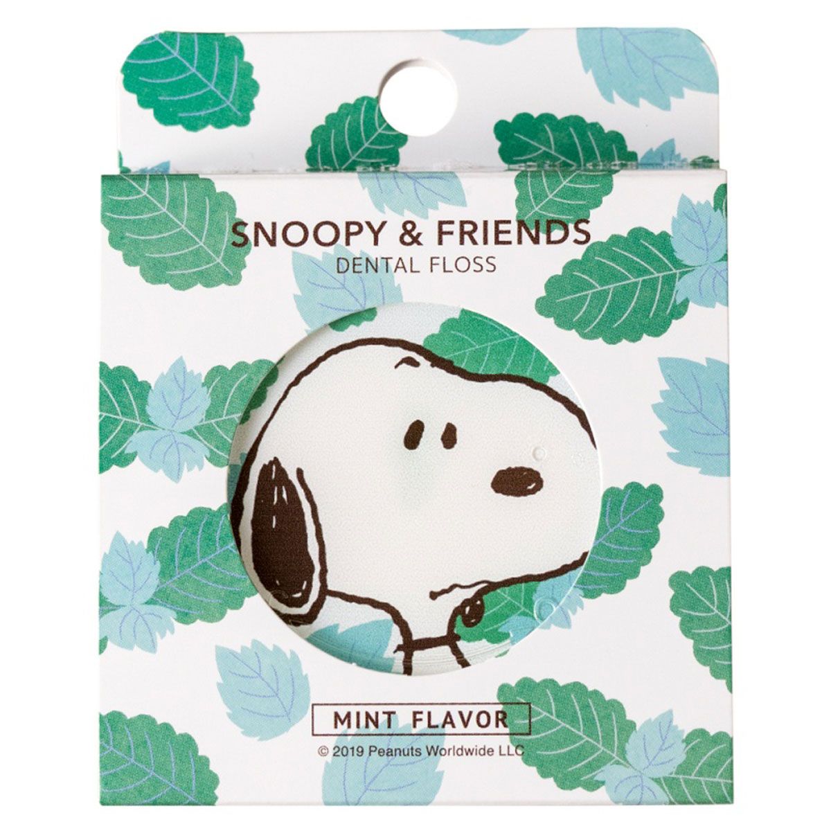 Snoopy & Friends dental floss mint aroma 50m about three months worth of