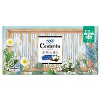 Center-in Compact 1/2 Relaxing Soap Scent, Slim Pads with Wings for Heavy Daytime to Regular Flow, 22 Count