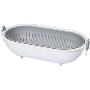 Spin wheel colander Oval gray KK-313