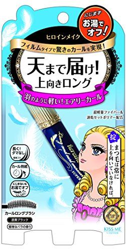 KissMe Heroine Make 纖長捲翹睫毛膏 超薄亮黑色 6g