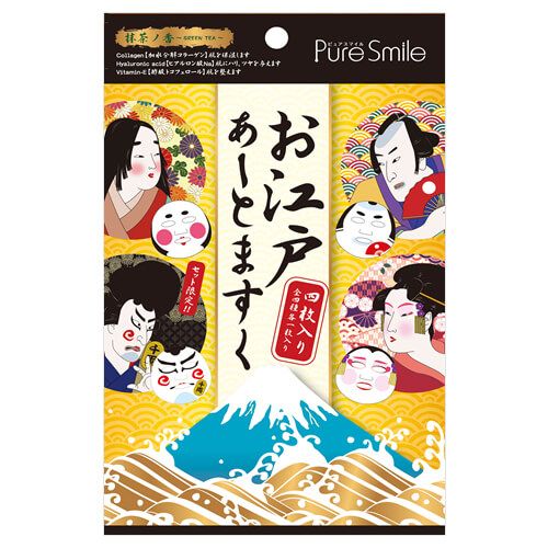 Pure Smile 江戶藝術口罩 4 件套