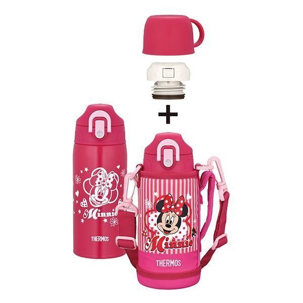 THERMOS vacuum insulation two-way bottle Minnie P · Pink FHO-601WFDS