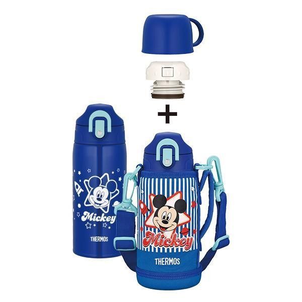 THERMOS vacuum insulation two-way bottle Mickey BL · Blue FHO-601WFDS