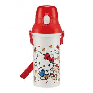 Skater Hello Kitty Cookie 洗碗机安全直饮塑料一键式水瓶 PSB5SAN