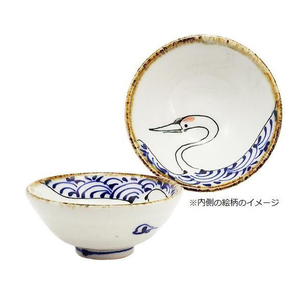 西海陶器 波佐見燒 kotohogi 平盃 鶴 18190
