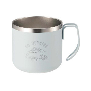 CAPTAIN STAG CAPTAIN STAG MONTE 雙層不鏽鋼馬克杯350 藍色 UE-3432