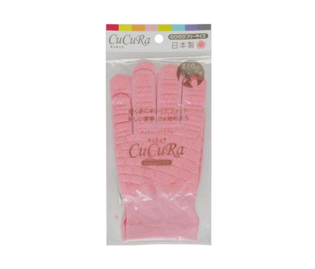 CuCuRa Non-slip Work Gloves, Light Pink, 1 Pair