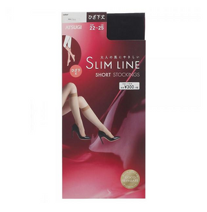 아츠기 슬림라인 무릎 아래 길이 숏 스타킹 1켤레