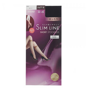 아츠기 슬림라인 무릎 아래 길이 쇼트 스타킹 입구 밴드 여유형 1켤레