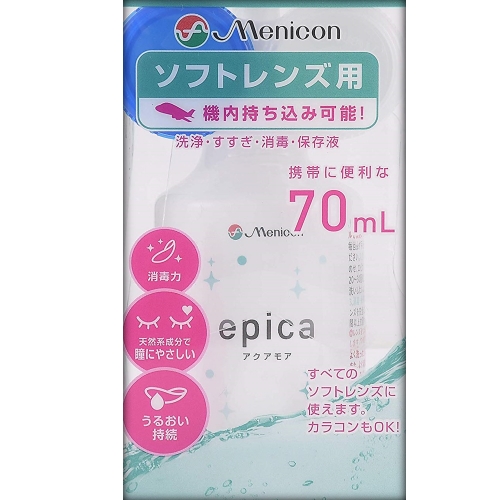 menikon 美尼康 Epica Aqua More 清爽型隱形眼鏡保養液 70mL