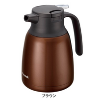 ピーコック ステンレス製卓上用まほうびん AHR-100 クリアブラウン