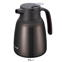 ピーコック ステンレス製卓上用まほうびん AHR-100 クリアグレー