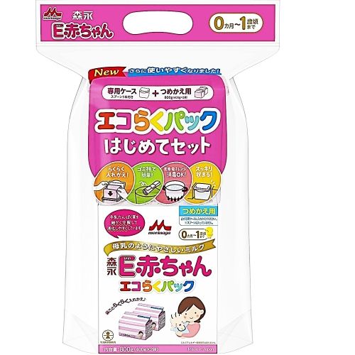 森永 E赤ちゃん エコらくパック はじめてセット  400g×2