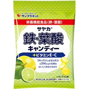 Sunplanet 聖星球沙耶香®鐵，葉酸糖果檸檬味65克