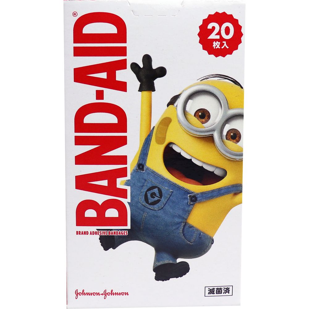 Johnson & Johnson BAND-AID Brand Minions Adhesive Bandages, 20 Count