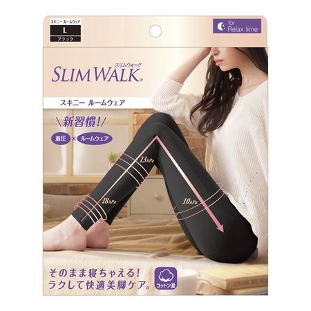 Pip Slim Walk 紧身家居服 黑色 L 码