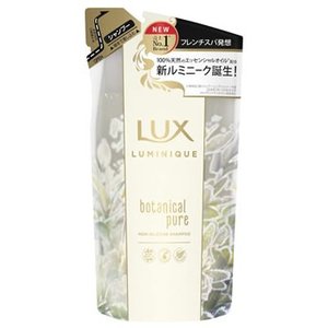 unilever LUX/麗仕 聯合利華 LUX麗仕 LUMINIQUE 植萃純淨 無矽靈洗髮精 補充包 350g