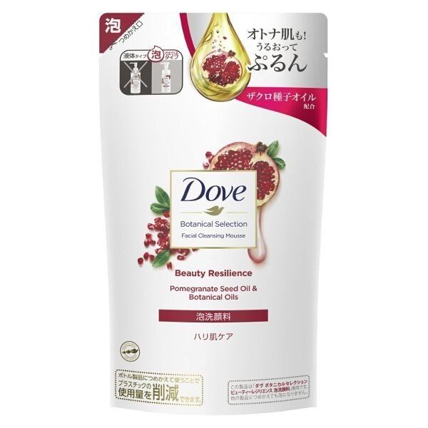 Unilever Dove Botanical selection Beauty resilience foam cleanser Refill 135mL