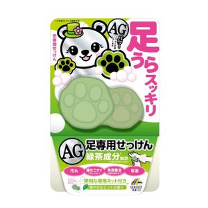UNIMAT RIKEN足有樂清爽AG肥皂綠茶成分70克